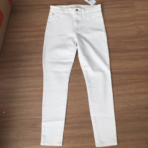 Joe’s Jeans white skinny jeans high waisted NWT - Picture 2 of 7